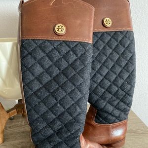 Tory burch rosalie riding boots size 6